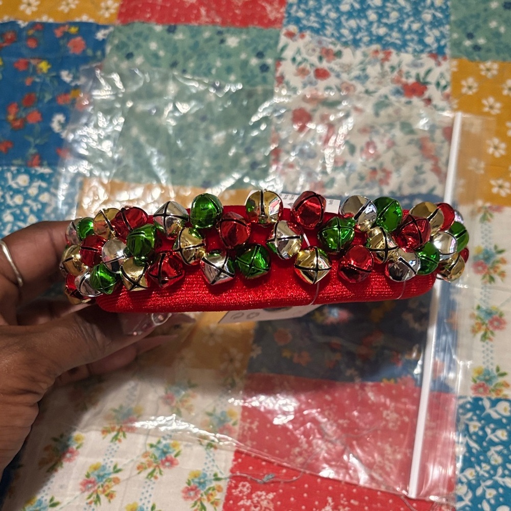Icing Red and Green Festive Hairband